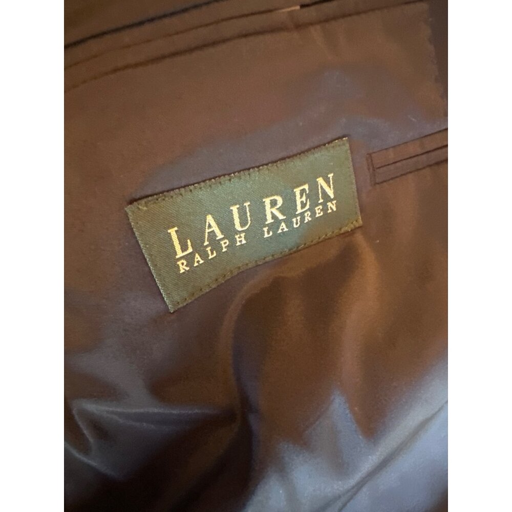 Lauren Ralph Lauren Mens Navy Blazer Jacket 42R 100% Wool Gold Buttons - Picture 5 of 8